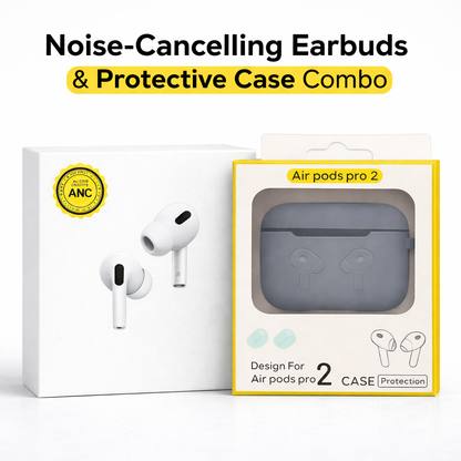 Rastic ANC Earbuds + Protective Case Combo