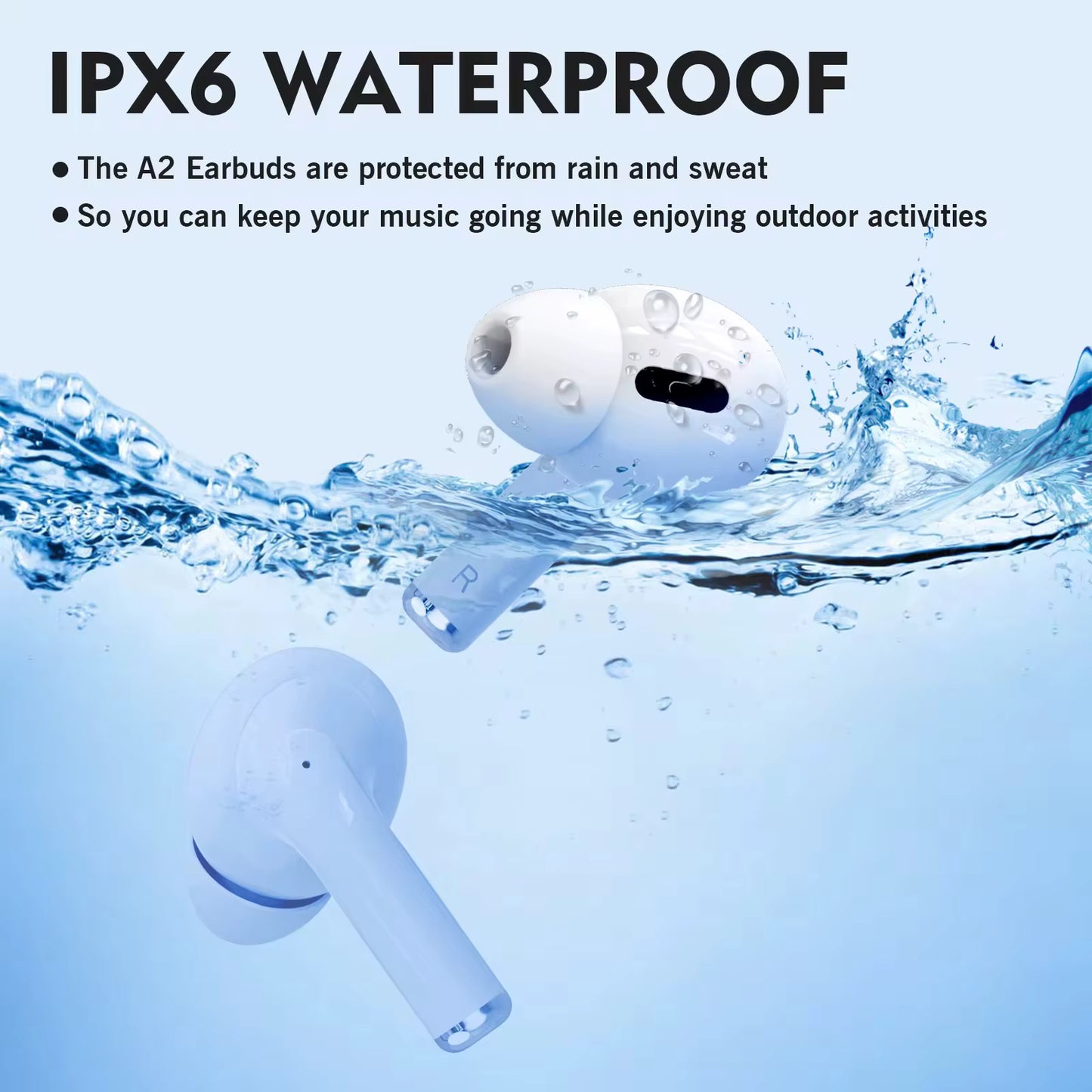 Rastic Pro Wireless Earbuds – Deep Bass & Noise Cancellation